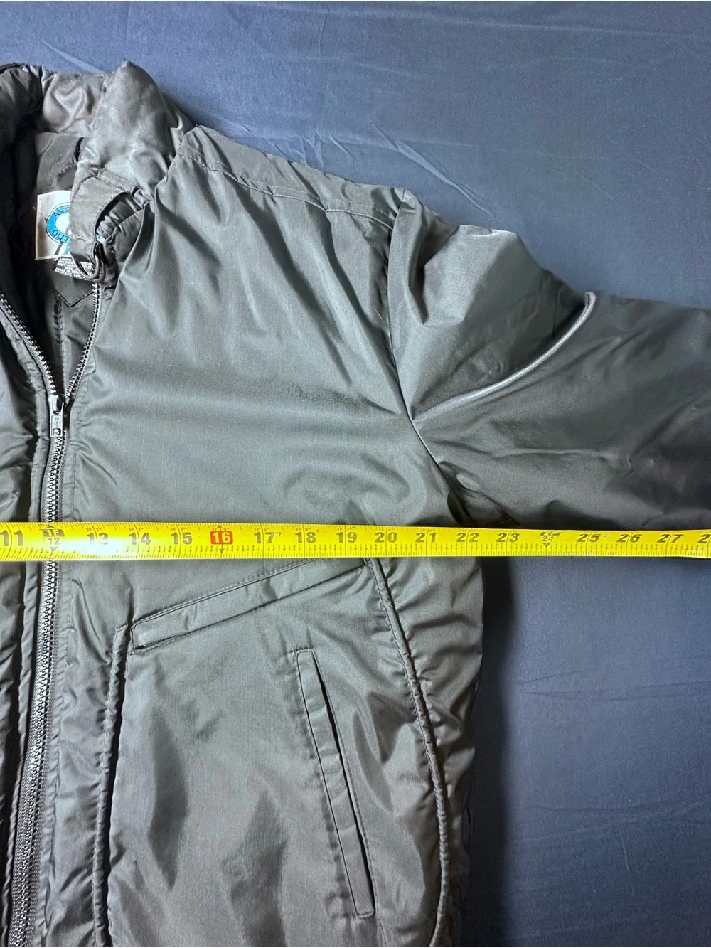 Men's Military-Style Olive Green Field Jacket - Unbranded